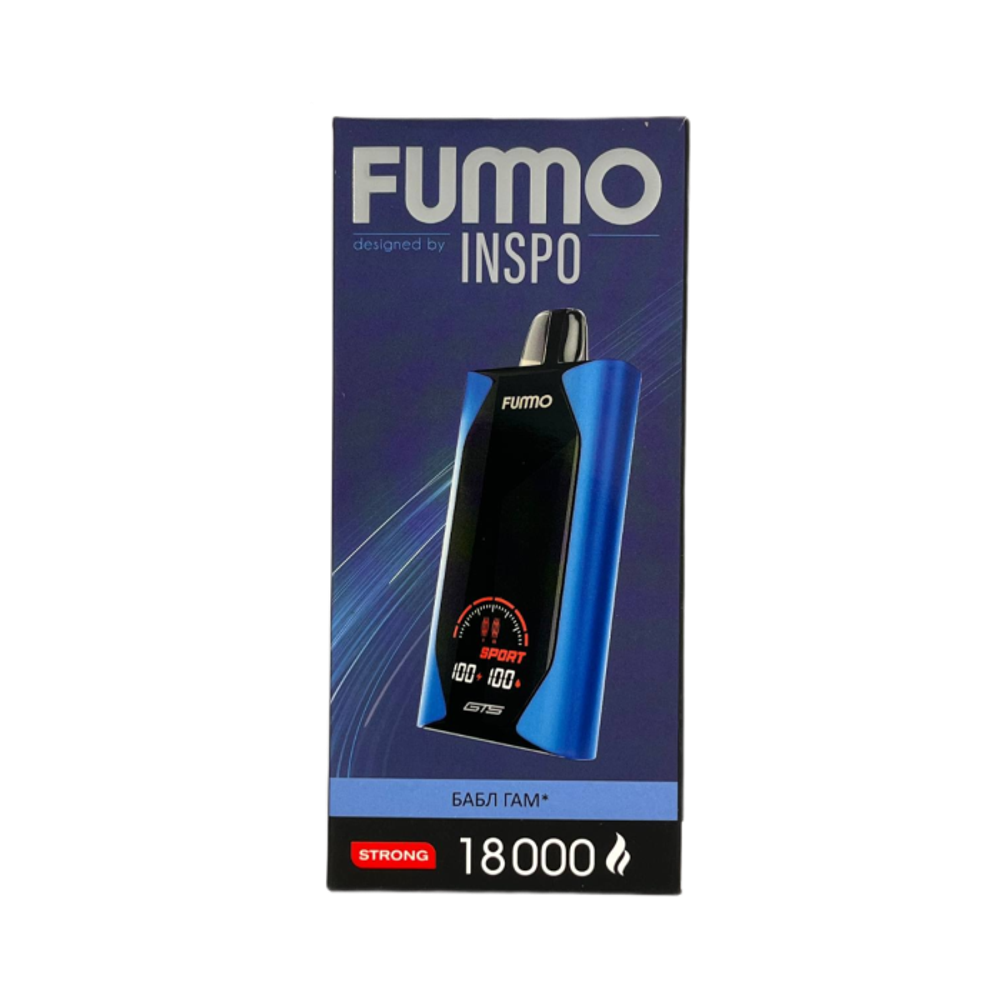 Одноразовая электронная сигарета Fummo GTS 18000 - Бабл Гам (18000 затяжек) Одноразовая электронная сигарета Fummo GTS 18000 - Бабл Гам (18000 затяжек)
