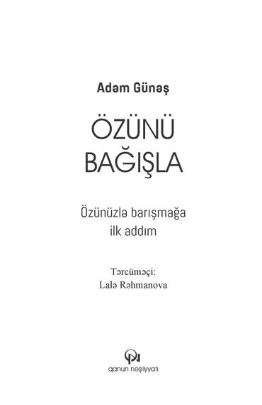 Özünü bağışla