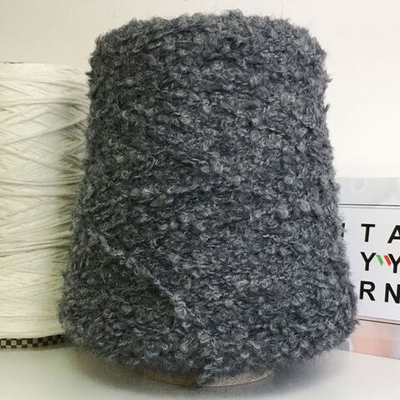 SPUMONE - Pecci Filati; 22% альпака, 39% меринос, 25% акрил, 14% п/а; 150м/100гр; col. 803, цвет: серый, букле