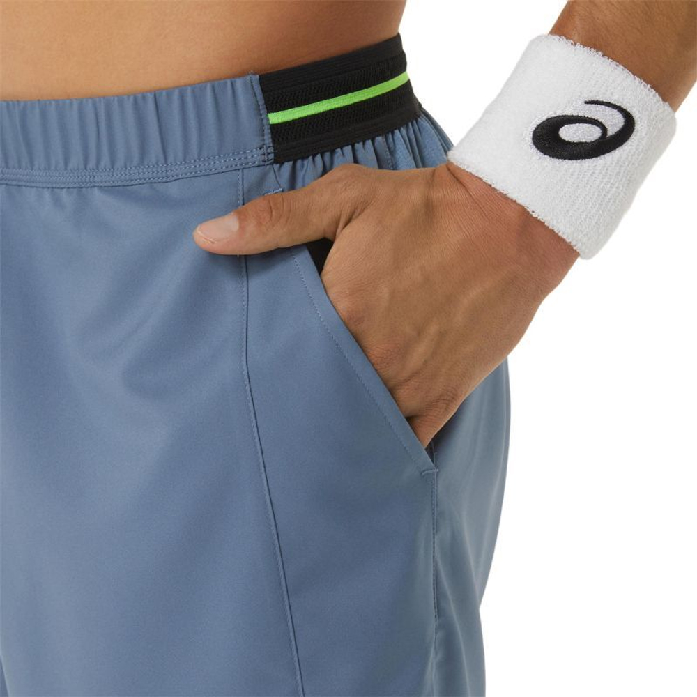 Мужские теннисные шорты Asics Match 7in Short - steel blue