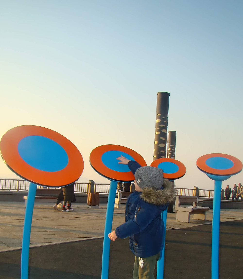 Уличный игровой музыкальный комплекс Океан