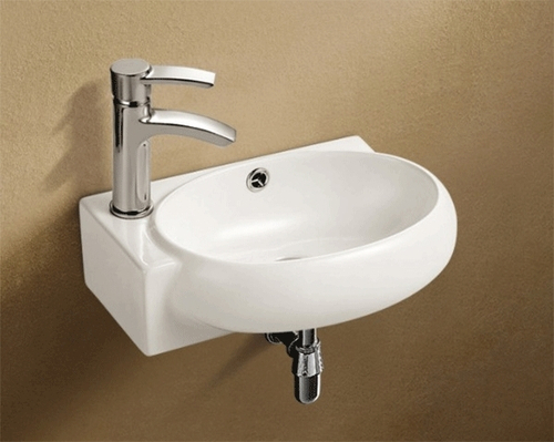 Раковина WeltWasser Aisbach 5011 L 43 10000003874 Белый глянец