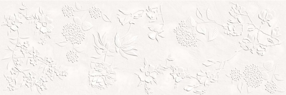 Керамическая плитка для стен Jardin White Decor 40x120