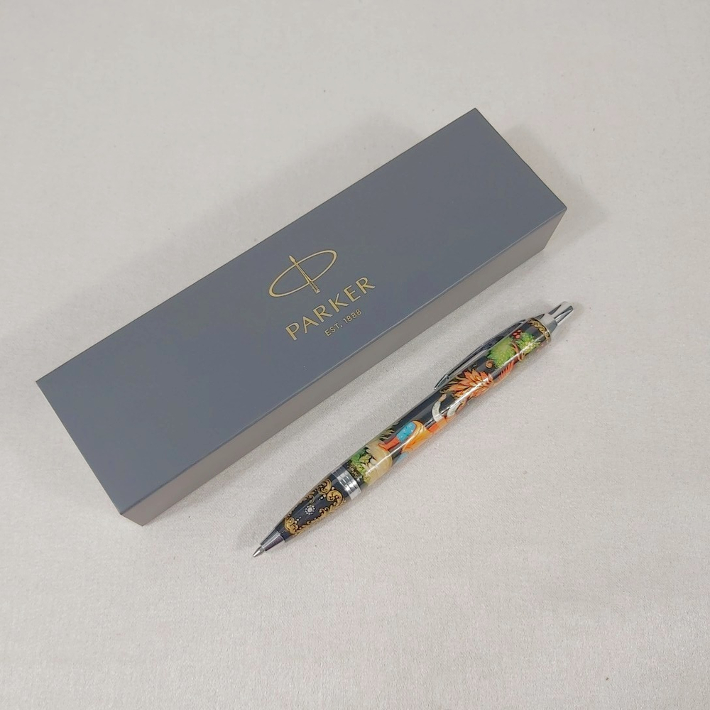 Ручка коллекционная с ручной росписью Палех "Иван-царевич и Жар-птица"