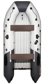 Таймень NX 3800 НДНД PRO светло серый-графит (лодка ПВХ)