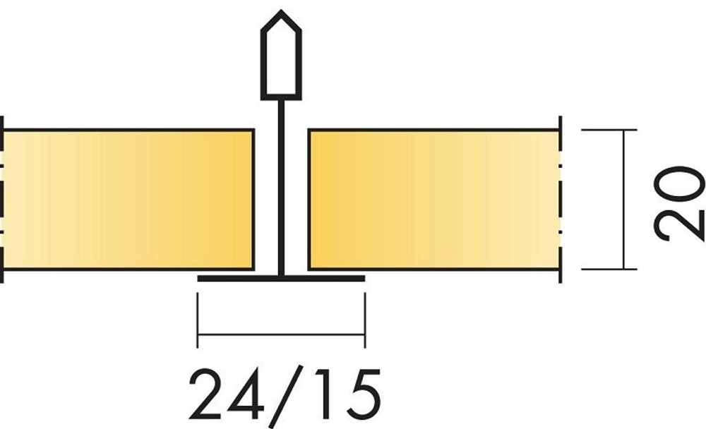 Панель потолочная Ecophon Focus A Т24 белый Frost 600х600х20 мм
