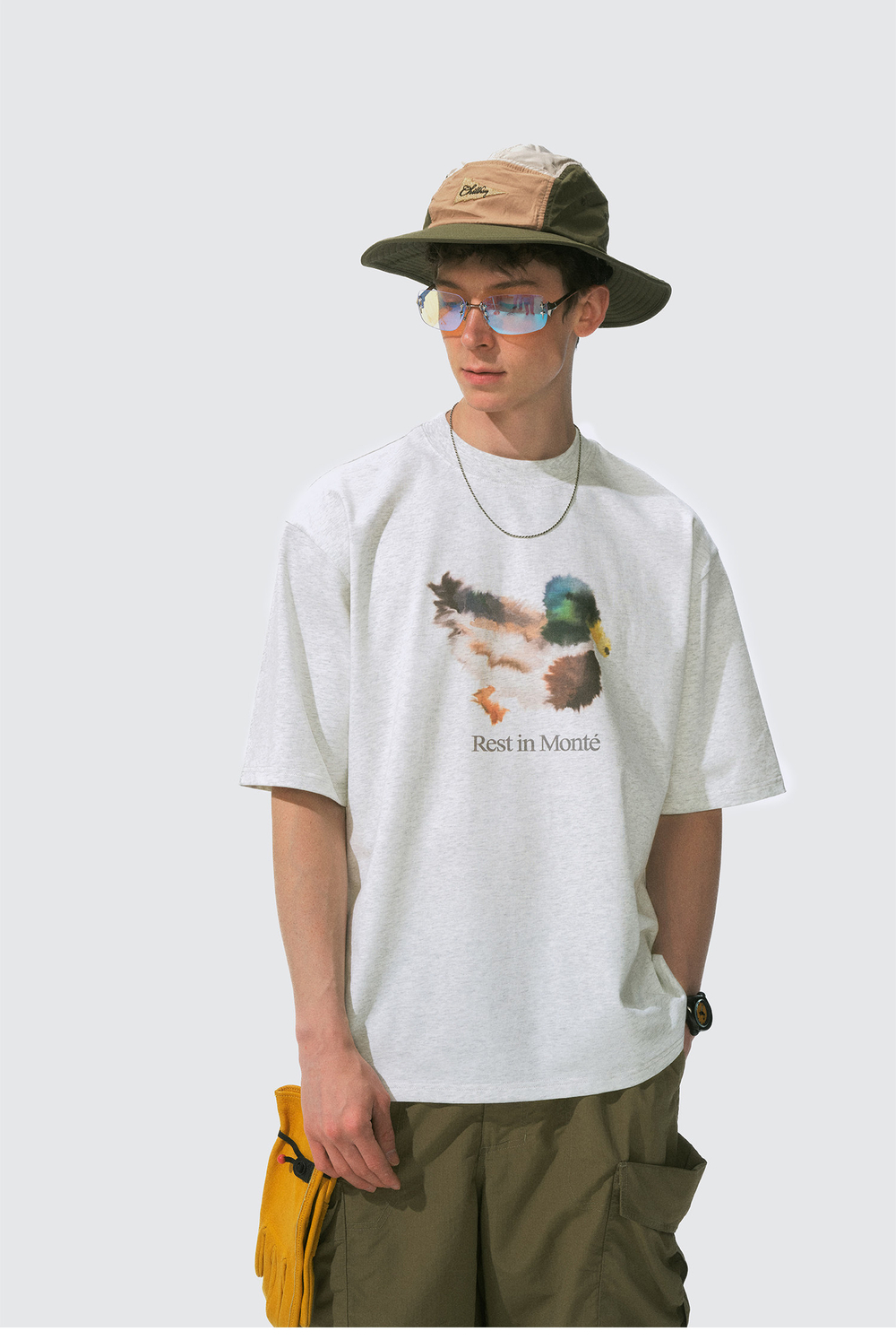 Футболка Nothomme Monterest Duck серый