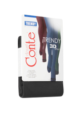 CONTE TRENDY 150 Теплые женские колготки из микрофибры