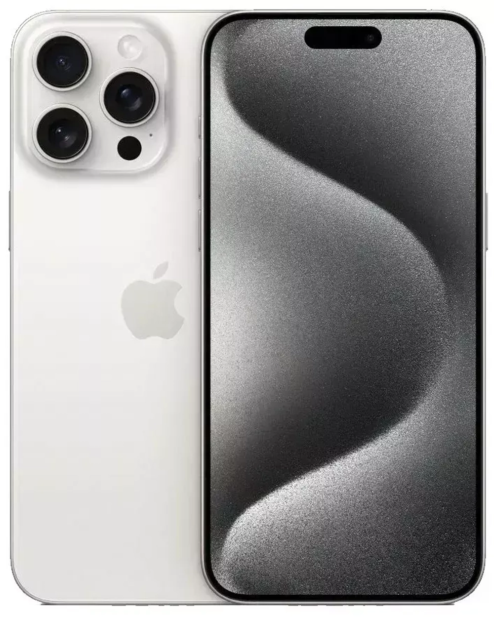 iPhone 15 Pro Max 256 ГБ, Dual: nano SIM + eSIM, белый титан