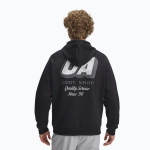 Худи Under Armour Rival Fleece HBR Logo чёрная