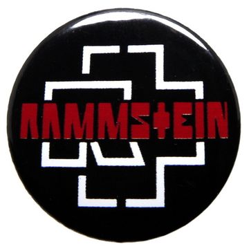 Значок Rammstein лого 36 мм (157)