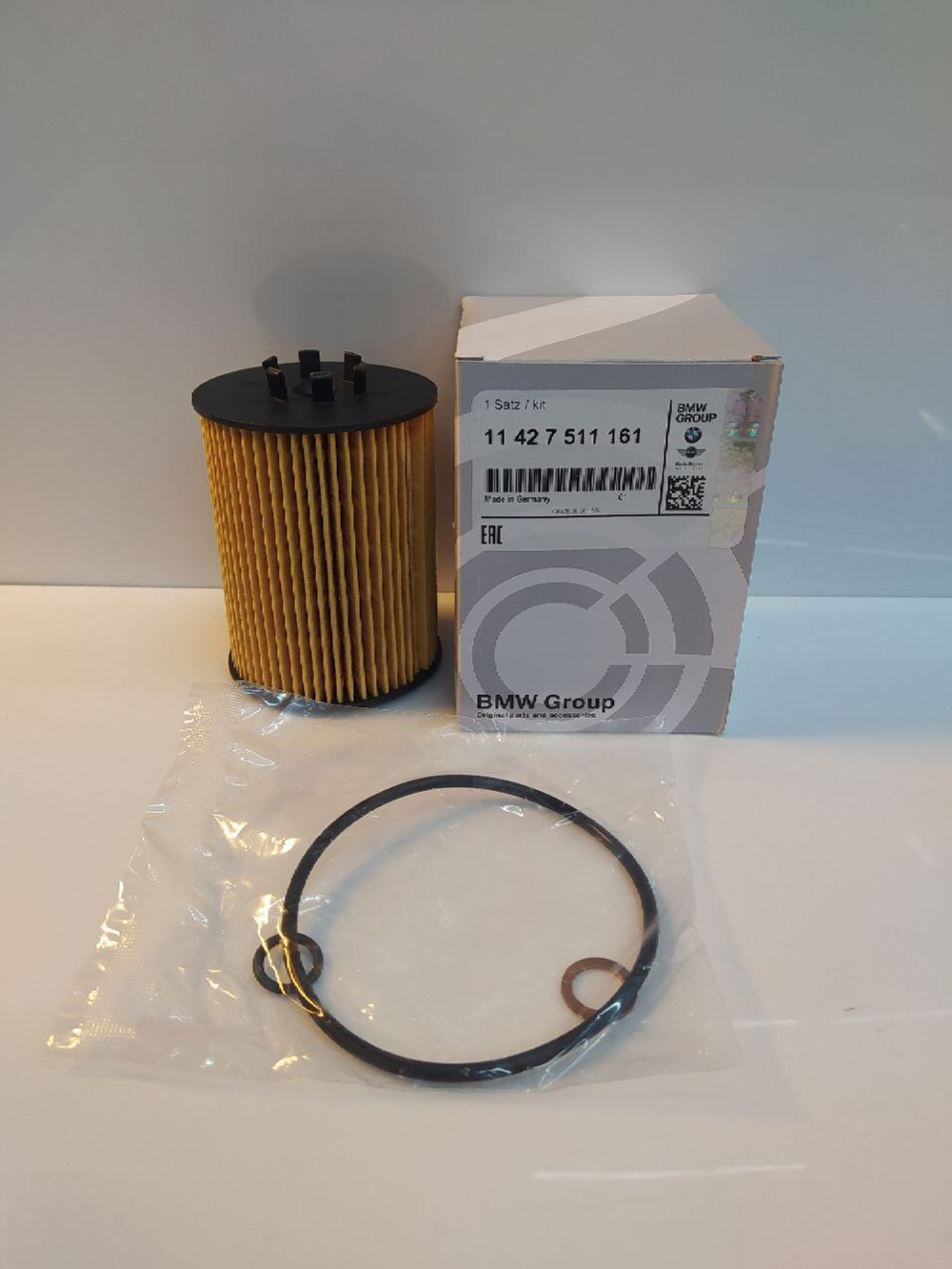 Фильтр масляный 11427511161 для BMW 5(E60, E61), 6(E63, E64), 7(E65, E66, E67, E68), X5(E53)