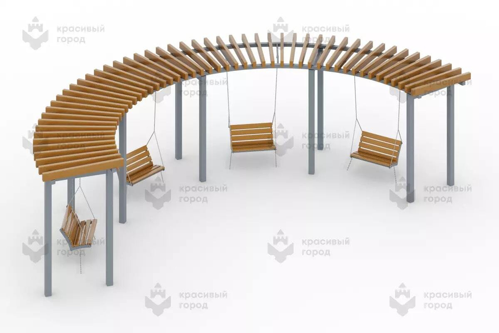 Качели с навесом Пространство