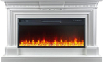 Каминокомплект Chelsea - Белый (Ширина 1350 мм) с очагом Vision 42 LED