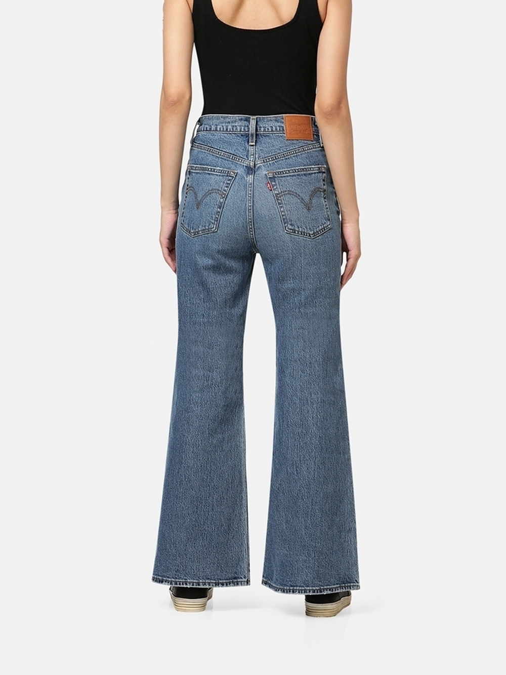 Женские джинсы клеш с завышенной талией Levi's Ribcage Bell A7503-0019