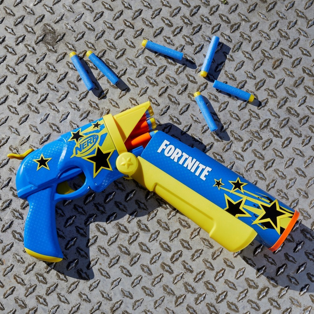 Hasbro Nerf Elite - FORTNITE Half Tone Hero launcher + стрелы F8947