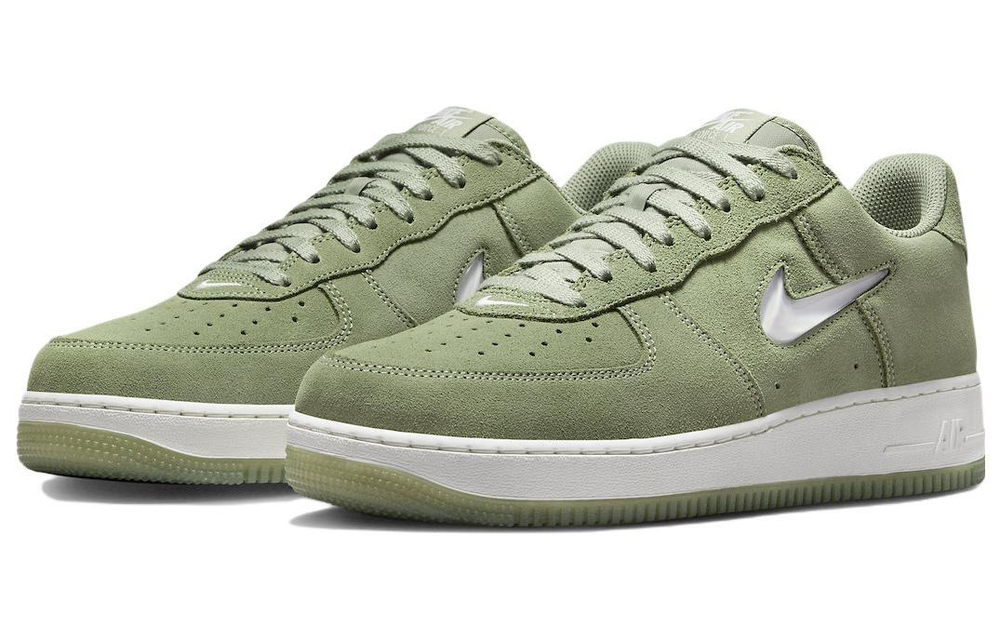 Кроссовки Nike Air Force 1 Low Jewel "Oil Green" (Женская размерная сетка)