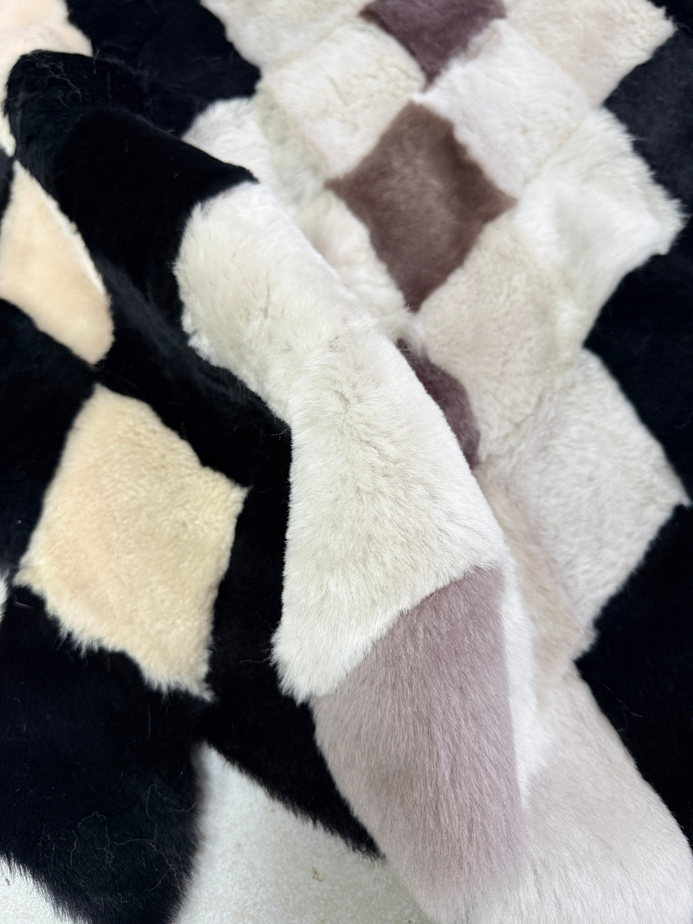 Меховой Коврик прикроватный накидка на кресло из овчины