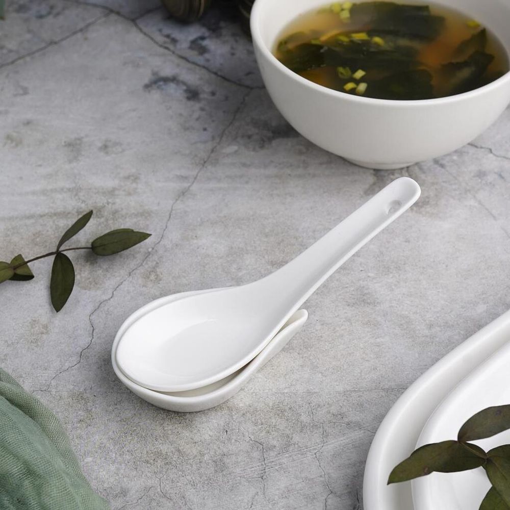 Подставка для ложки 7,6*5,5 см h1,9 см белый фарфор NEW P.L. Proff Cuisine [6]