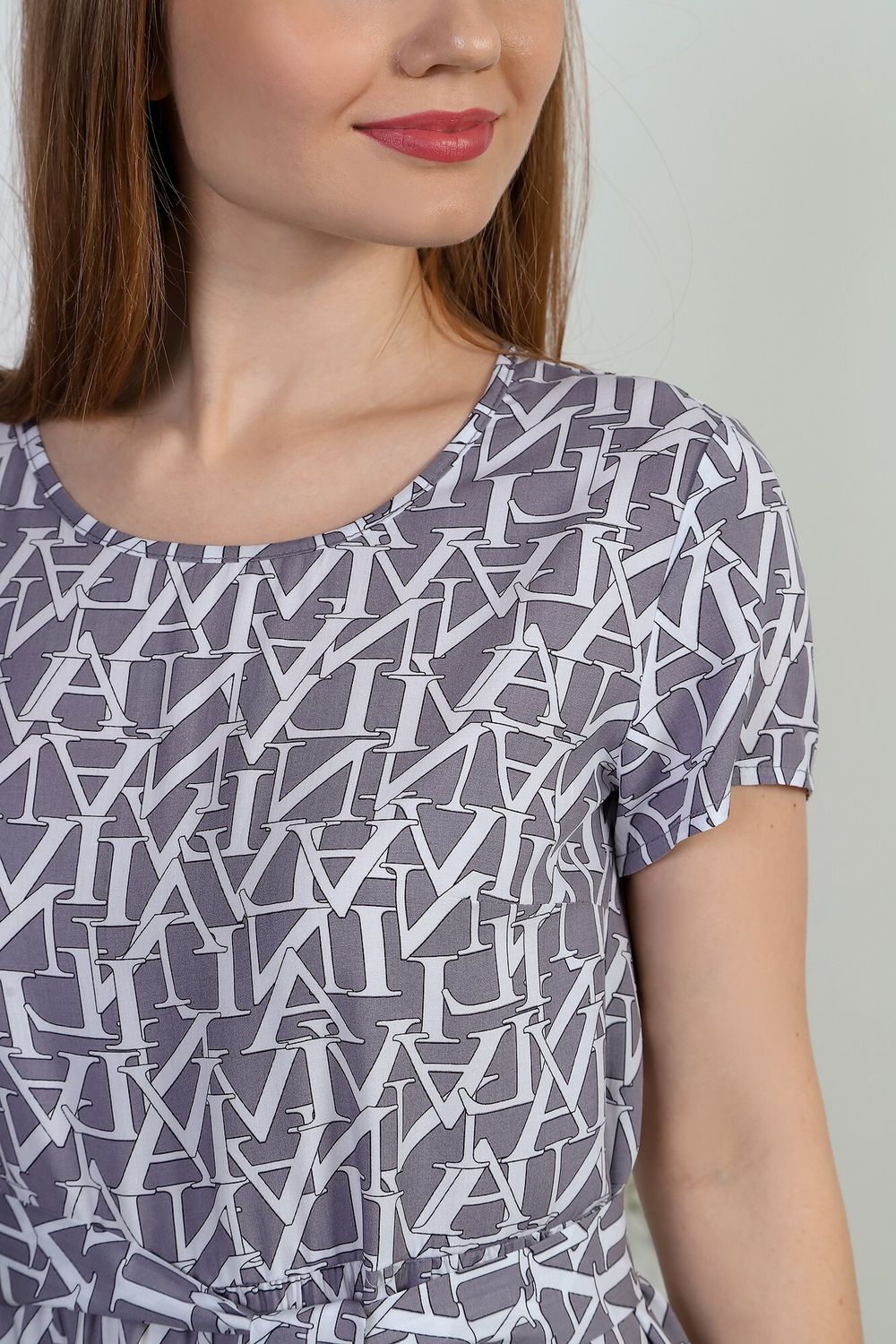 Платье Фортуна-1 Виотекс СЕРЫЙ