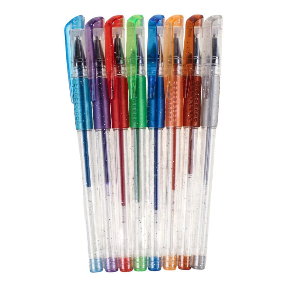 Набор цветных гелевых ручек с ароматом, 8 цветов, в ПВХ пенале