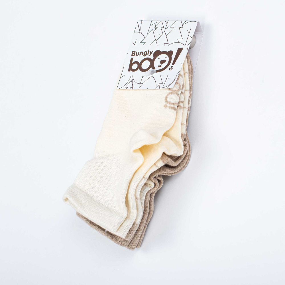 Комплект носков "Тофу/Беж"