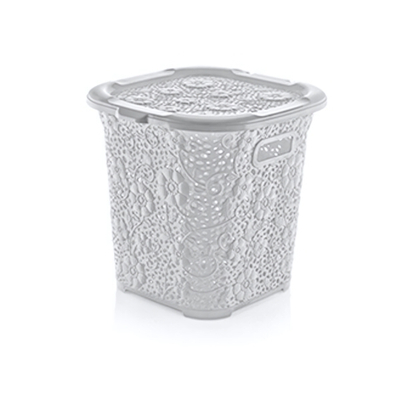 Многофункциональная корзина ажурная 15 лт белый