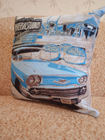 Декоративный гобеленовый чехол для интерьерной подушки Голливуд 38*38