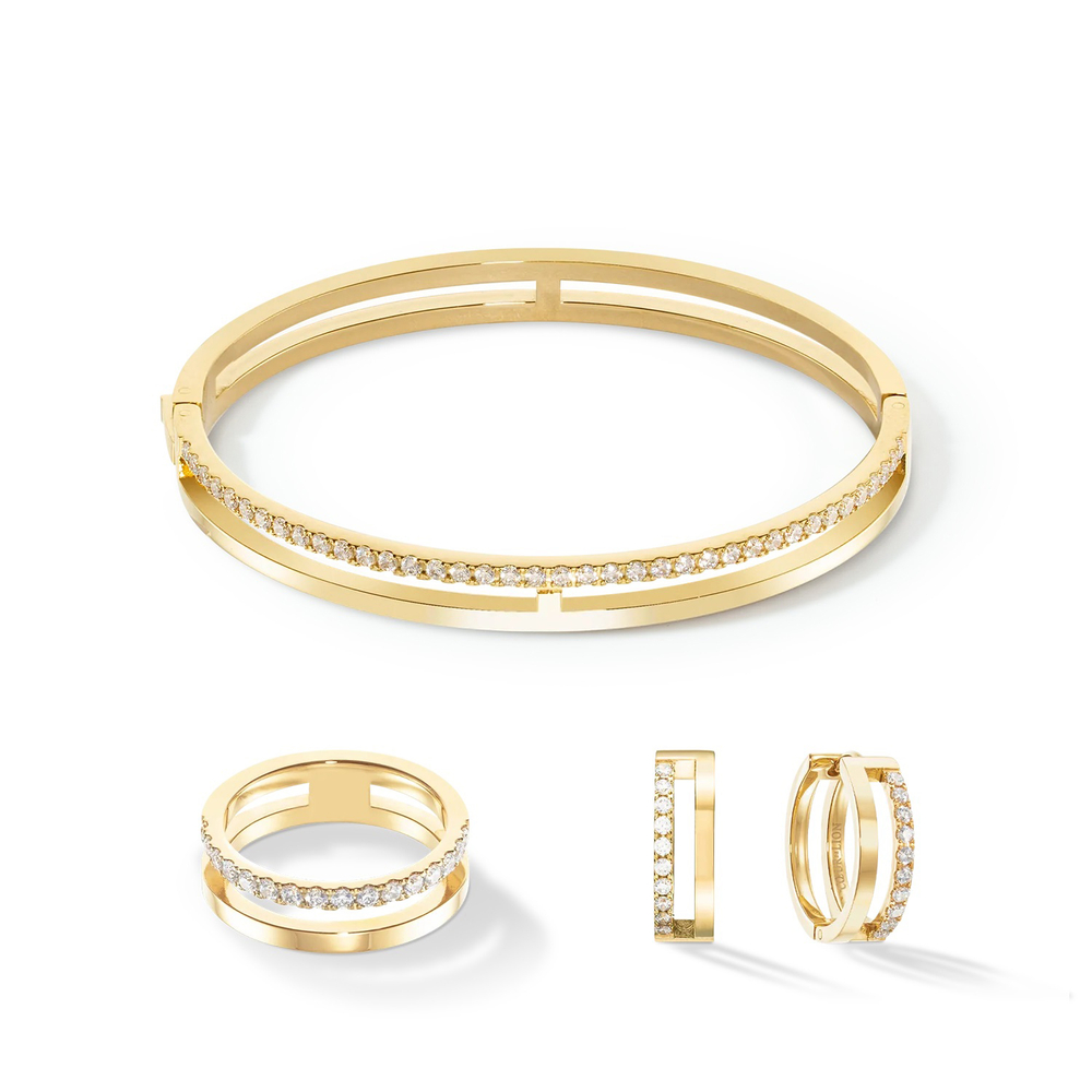 Кольцо Coeur de Lion Crystal-Gold 0136/40-1816 60