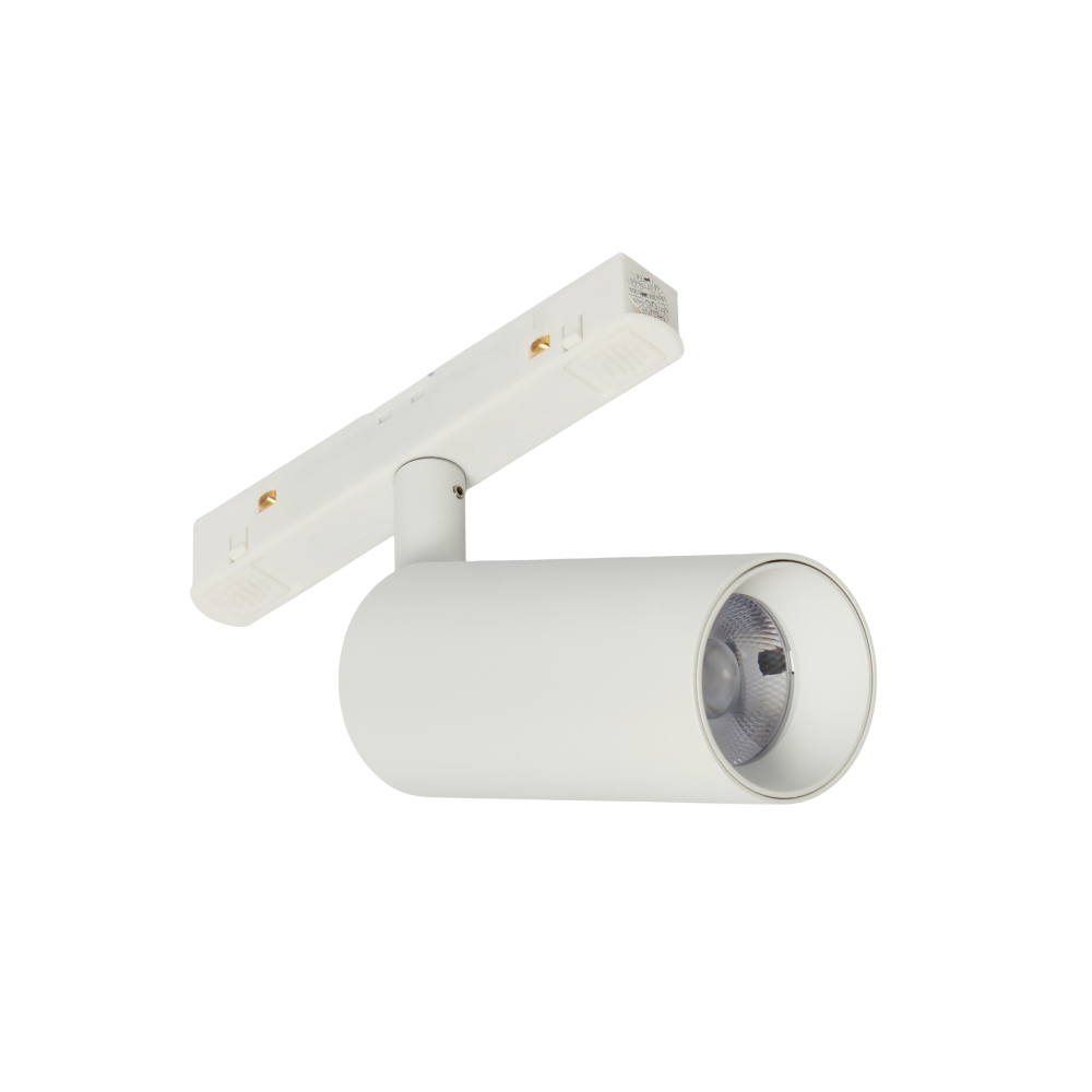 Трековый магнитный светодиодный светильник 12W 48V MyFar Ray MT0220-12W3K-W