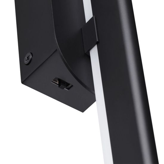 3890/20WLP L-VISION ODL20 328 черный/металл Настенный светильник LED 3000/3800/4800K (перекл. ч/з тумблер) 21W 220V RUDY