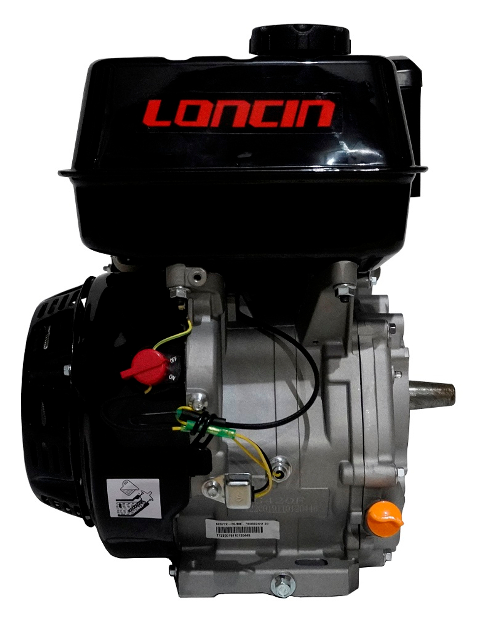 Двигатель Loncin G420F (B type) конусный вал 45.5мм