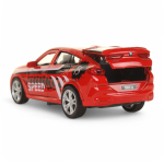 Модель ин. мет. "BMW X6 спорт" 12см, двери, багаж, красный, в коробка (Технопарк)