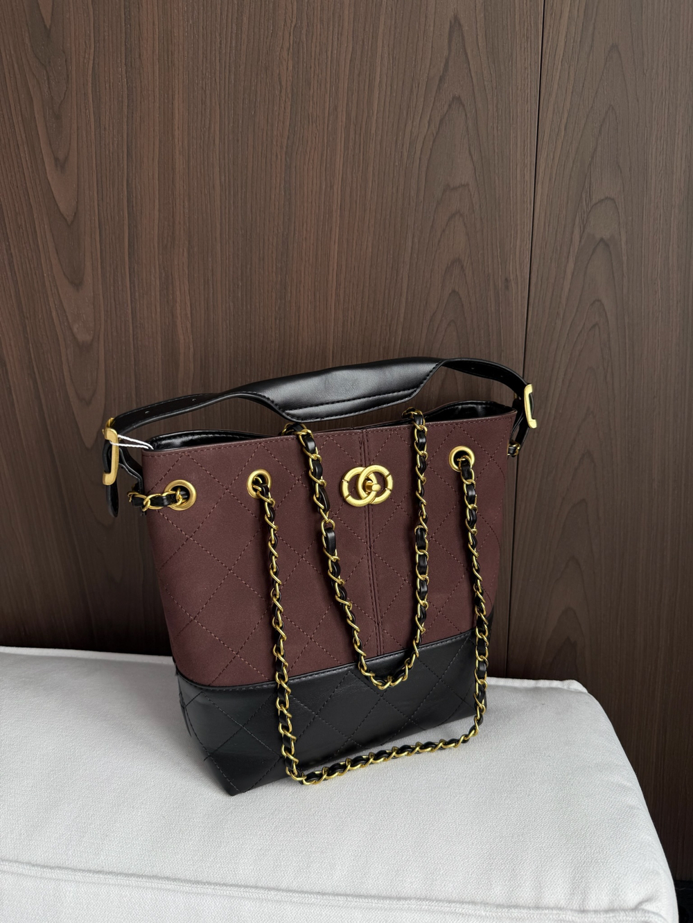 Сумка из эко кожи/замши