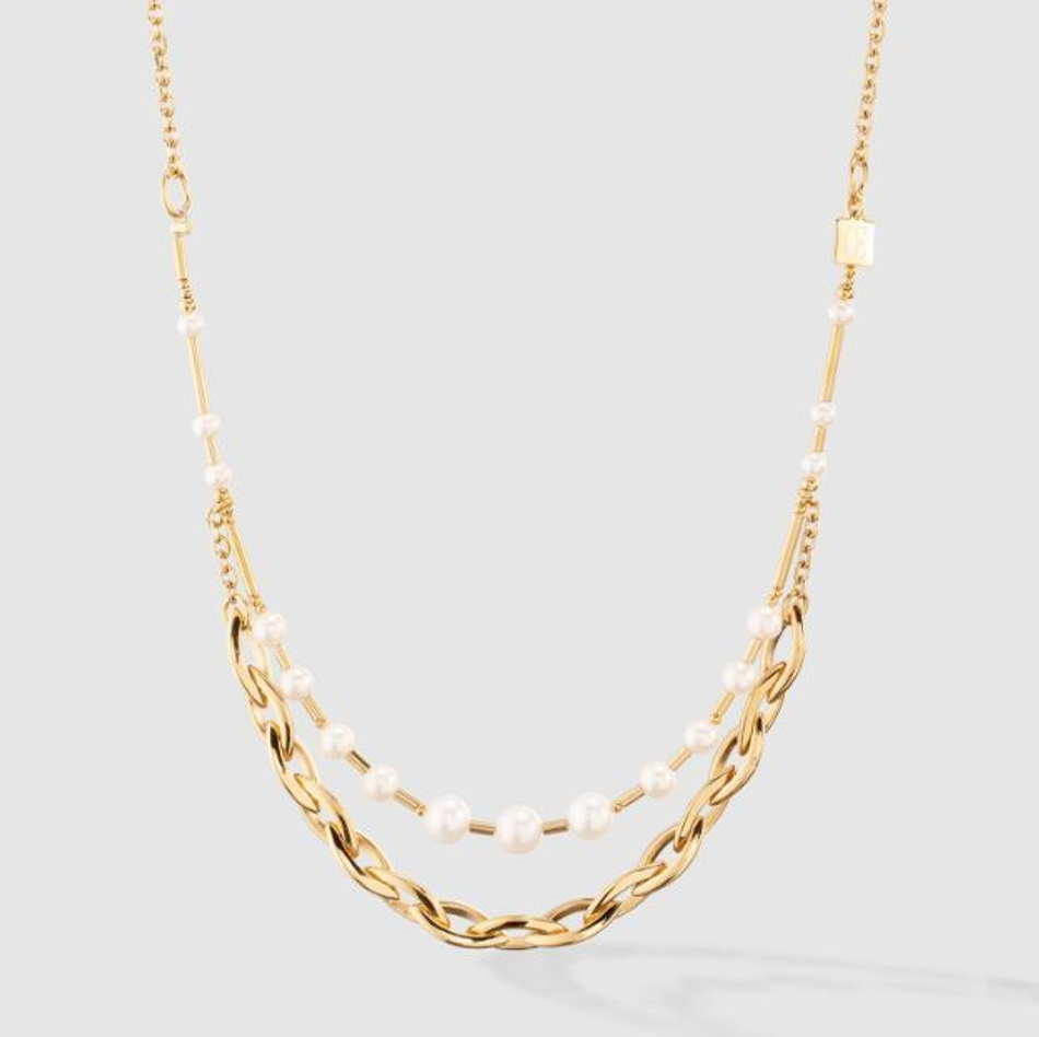 Колье-трансформер 4-in-1 Coeur de Lion White-Gold 1110/10-1416