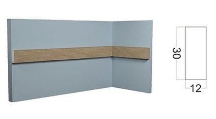 Рейка Дюропрофиль "Konture", Kr124M-10