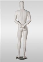 Мужской абстрактный манекен Alex 3/Белый матовый