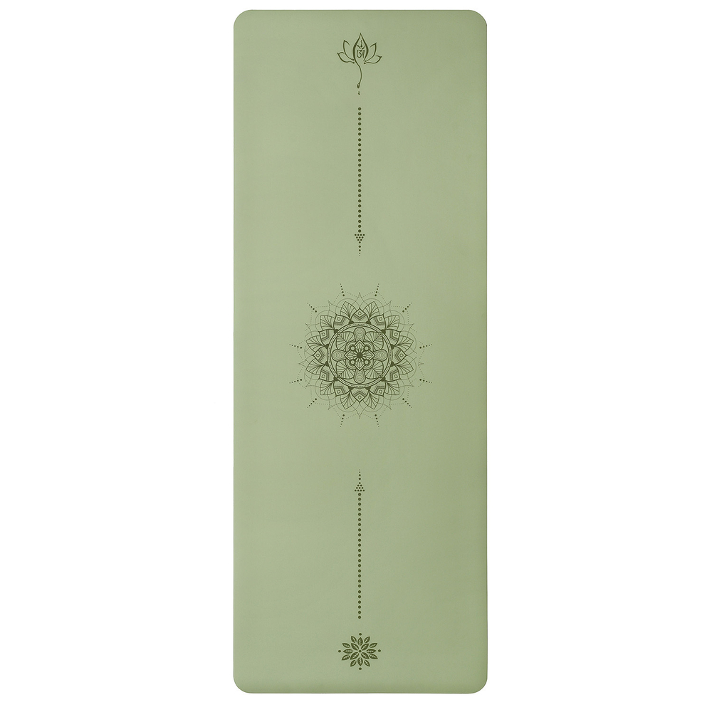 Каучуковый коврик для йоги Arrows Olive 185*68*0,5 см нескользящий