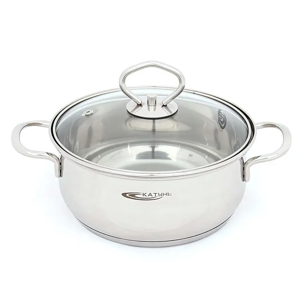 Кастрюля из нержавеющей стали 2,2л «Лира» Катунь