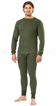 Белье нательное с начёсом (Хлопок, Олив)