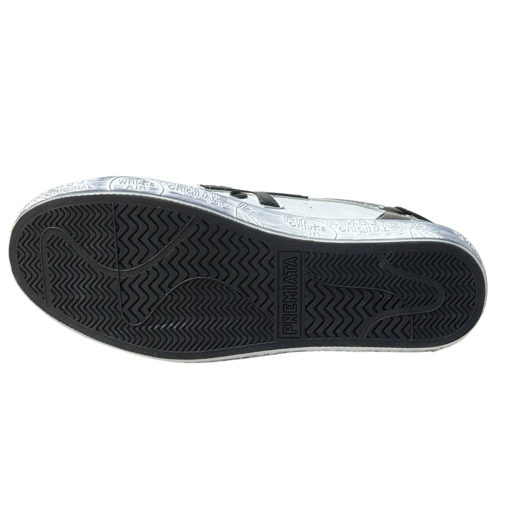 Premiata 483 Print Edition White Grey