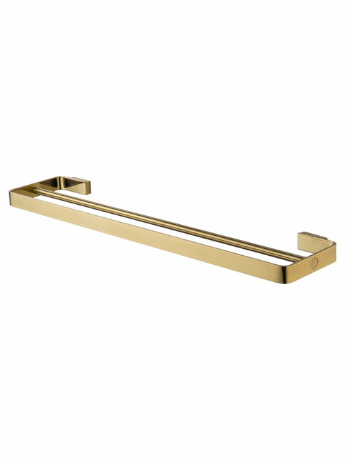 Полотенцедержатель двойной WONZON & WOGHAND LOTTE, Брашированное золото (WW-8311A-BG)
