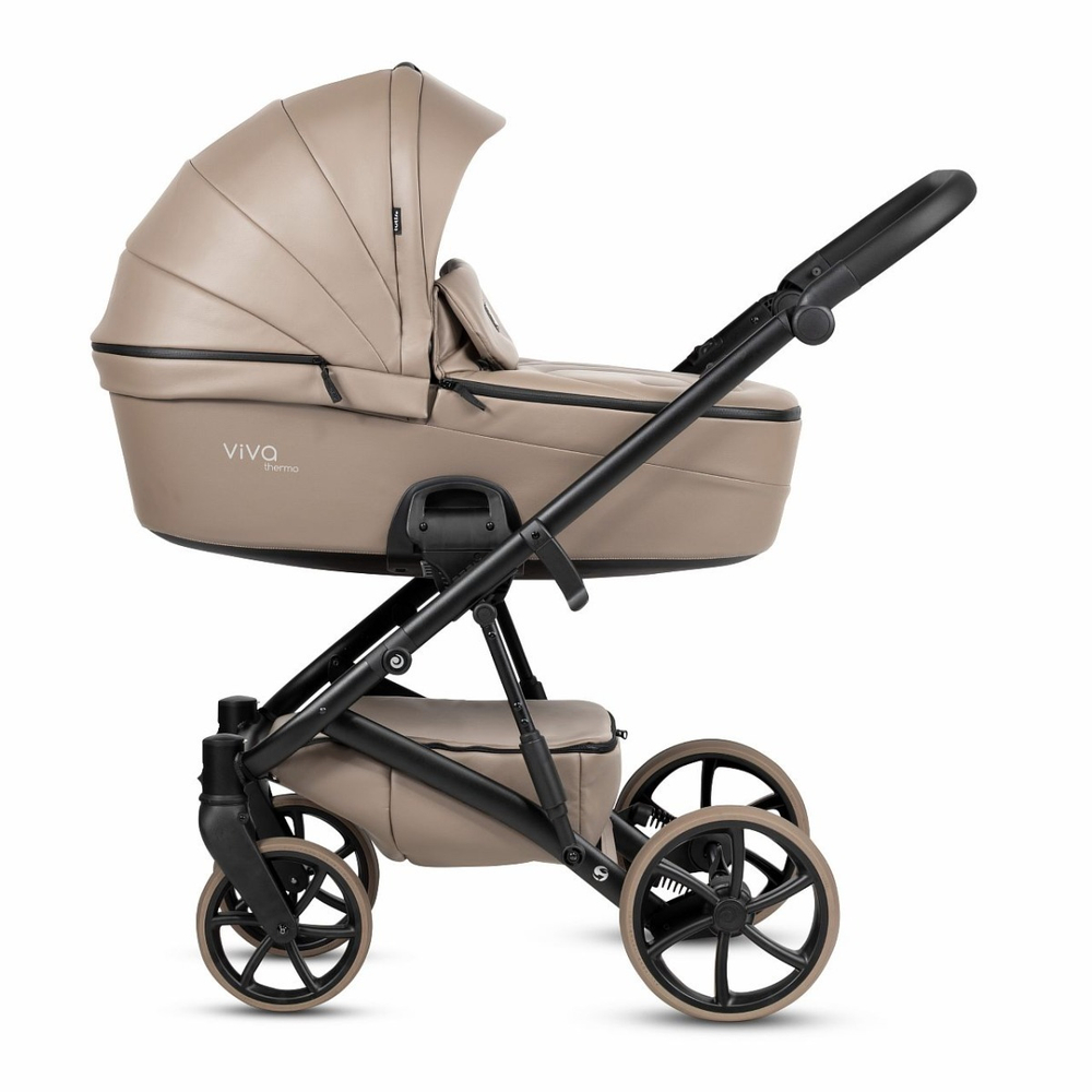 Tutis Коляска 2 в 1 VIVA 6+ Leather Cappuccino