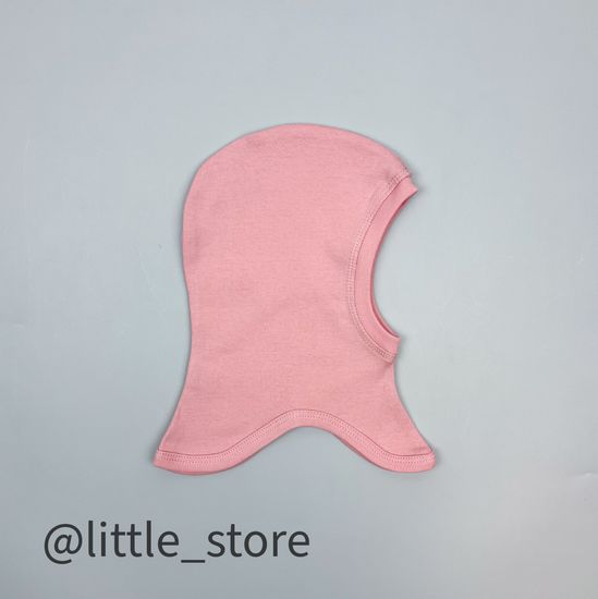 Шлем хлопковый "Ежики" розовый жемчуг