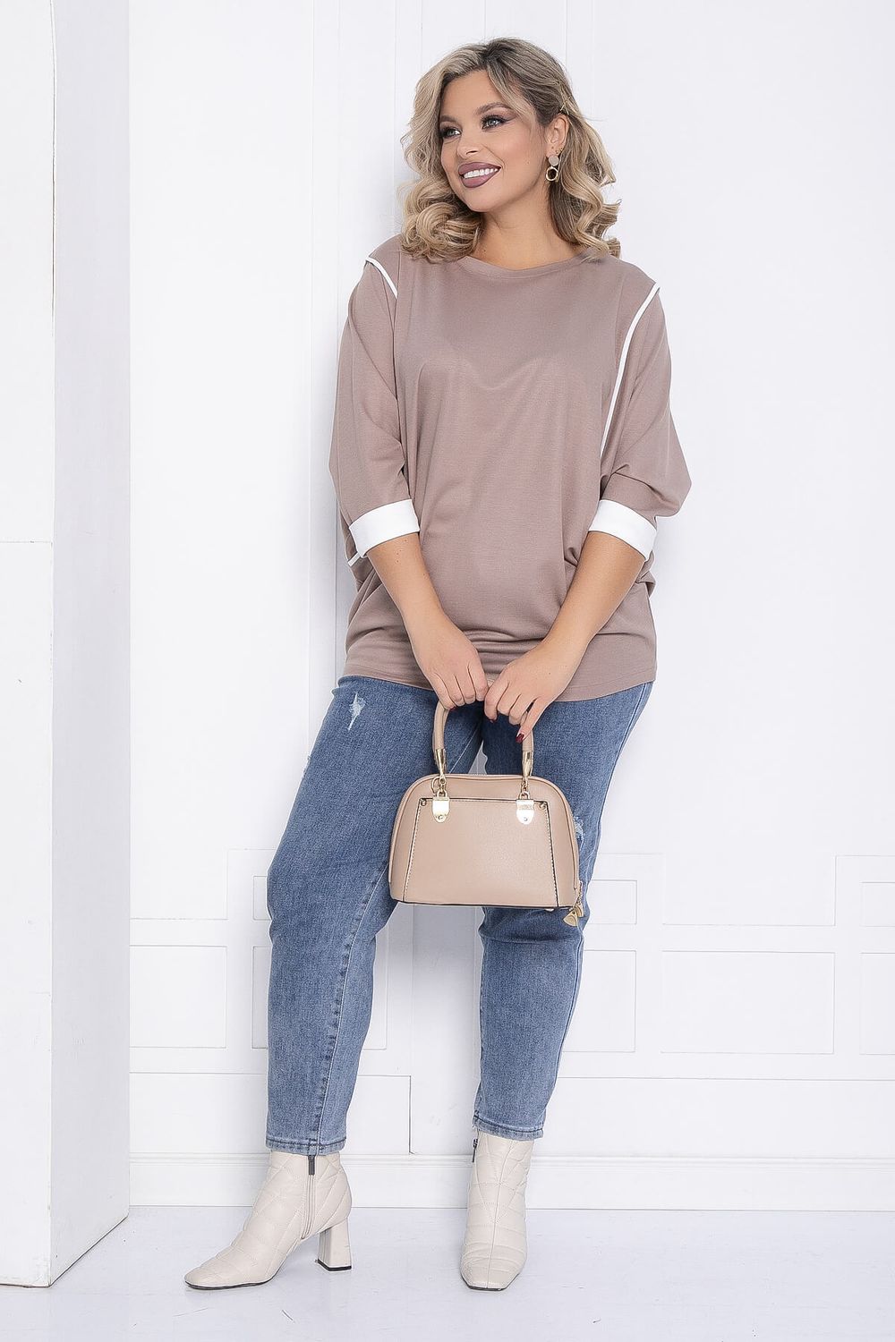 Джемпер Дрэсс (бежевый) Б12361-18 LT Collection