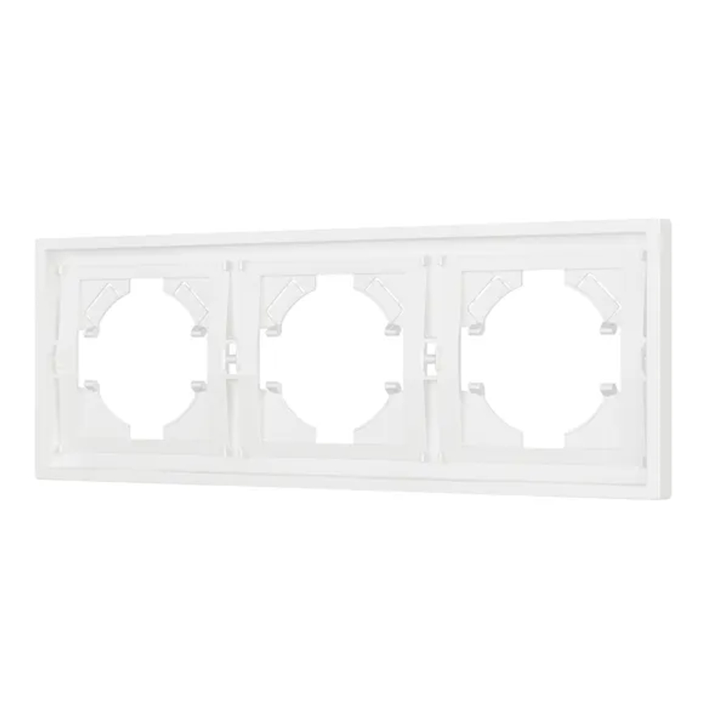 Рамка пластиковая FRM-TENDO-SFPL-3-WH (Arlight, -) 054653
