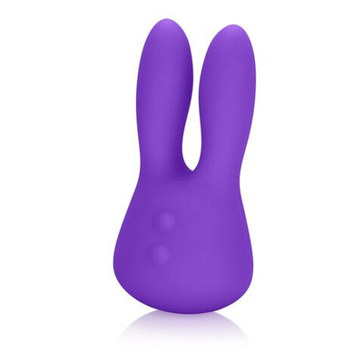 Фиолетовый виброзайчик Mini Marvels Silicone Marvelous Bunny (Цвет: фиолетовый)