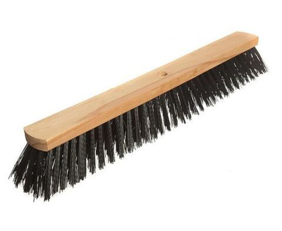 Щетка для уборки (техническая) 60см, иск.черная щетина, дерево бук, Yozhik