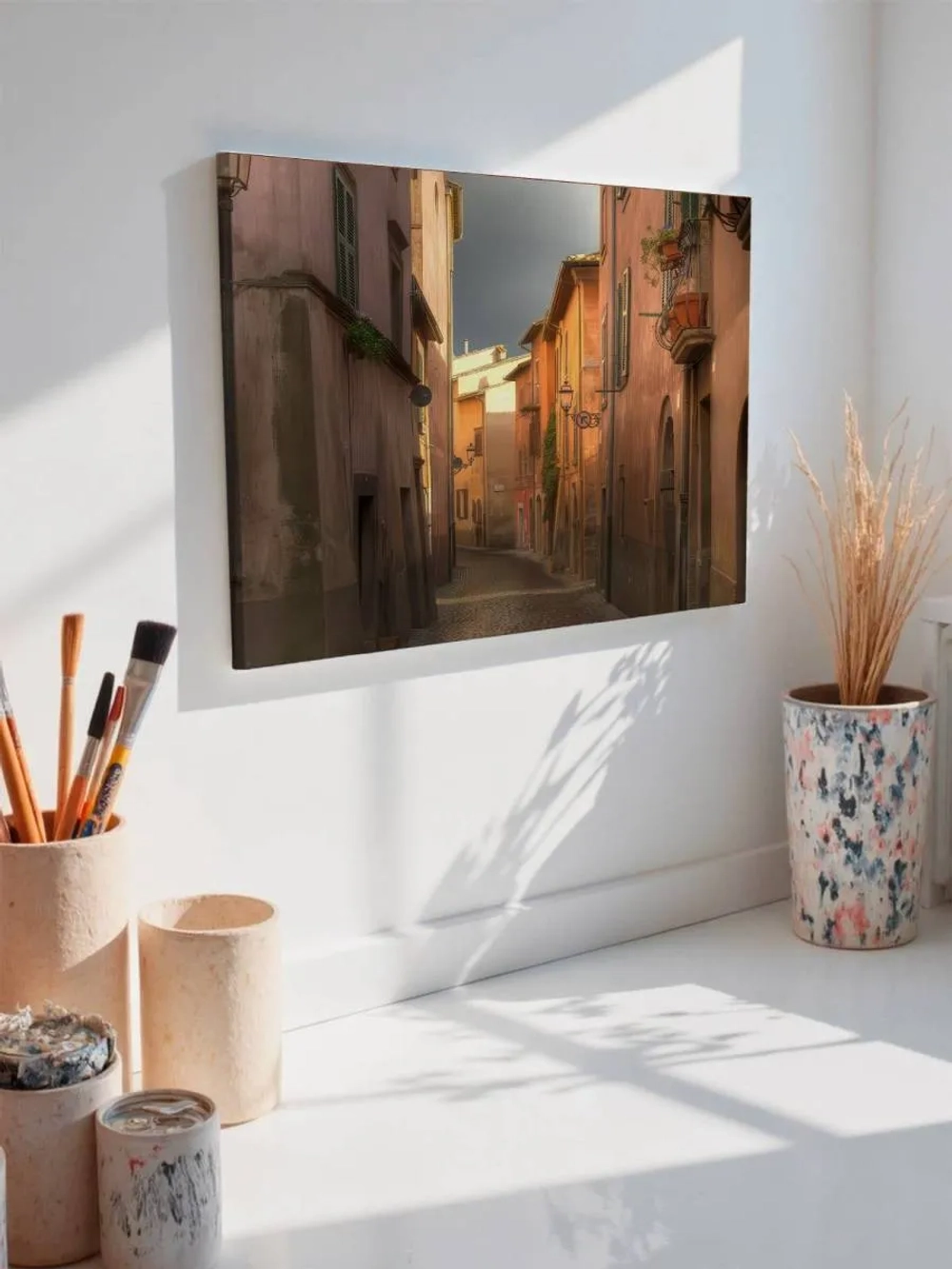 Картина на стену 40 X 50 Узкая улочка