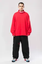 Водолазка Codered оверсайз Rollneck Wide Coderedneck Красная светлая